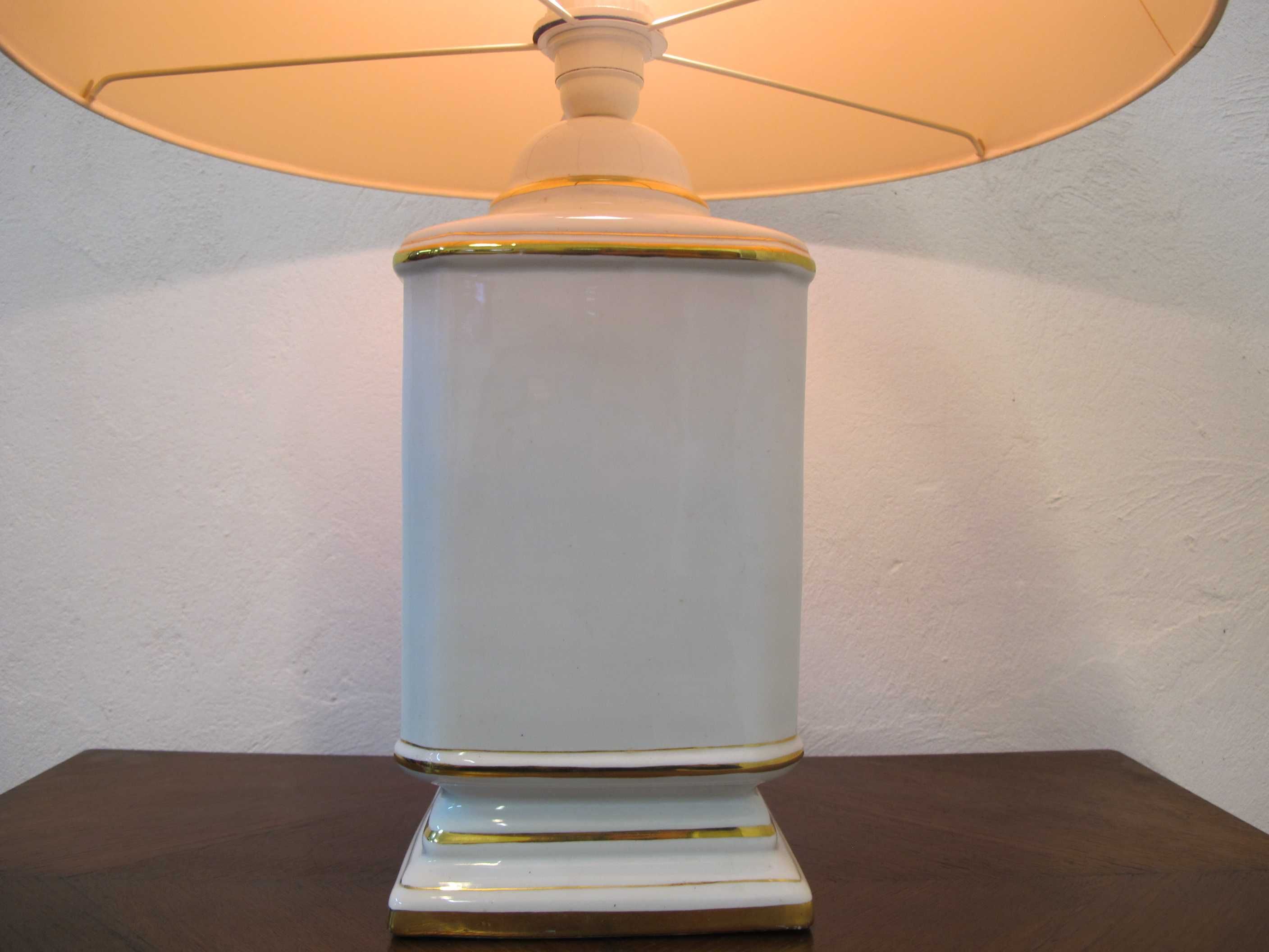 Duża lampa ceramiczna kwadratowa Bassano Italy Ceramiche Zanotto
