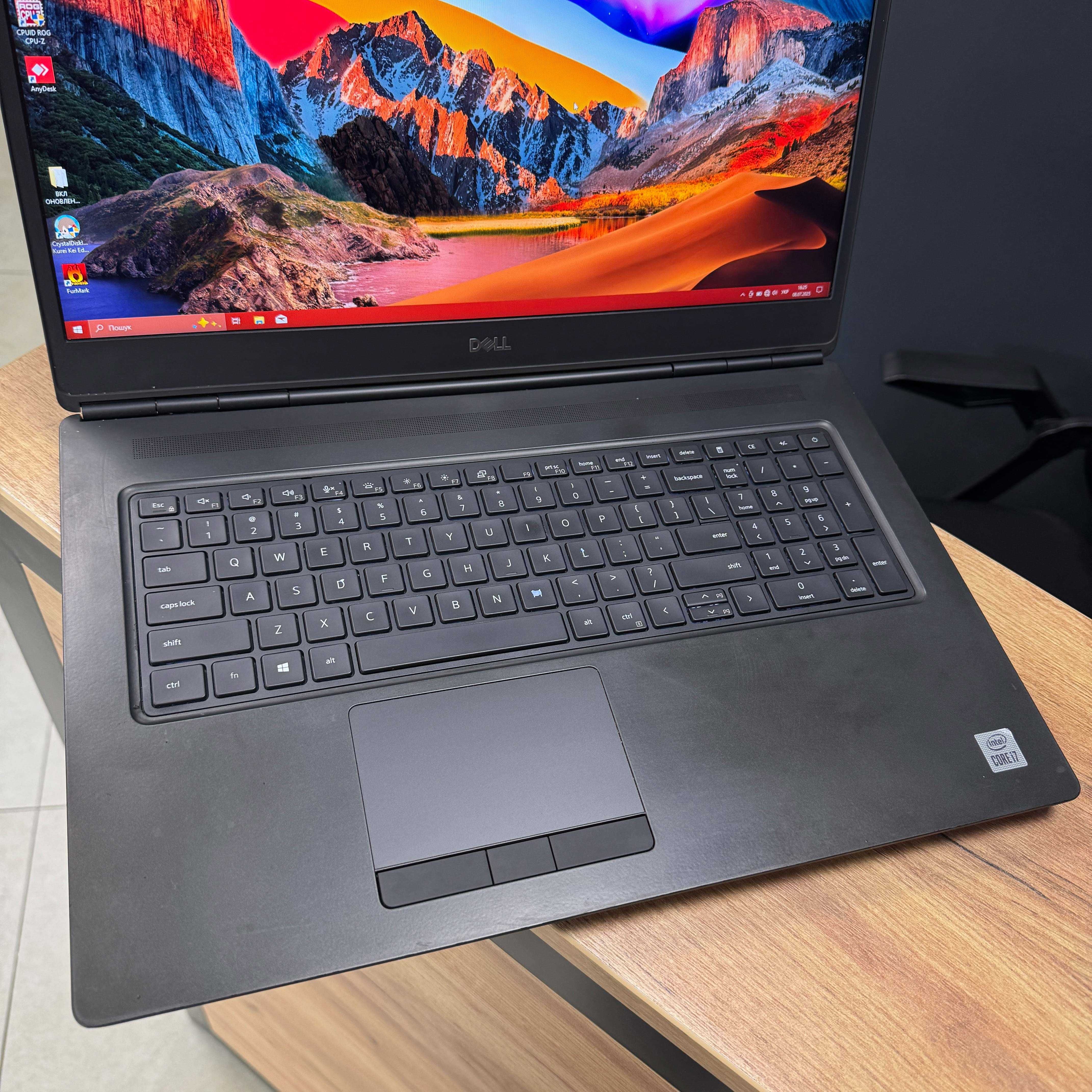 Ноутбук Dell Precision - 17.3" FHD, IPS/i7 10850H/RTX 3000 6 GB/16 GB
