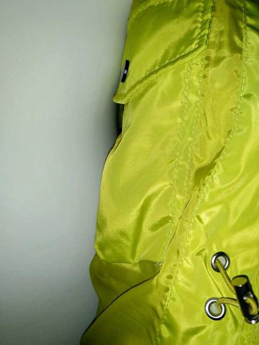 Płaszcz zimowy pikowany XL limonka Carry 42