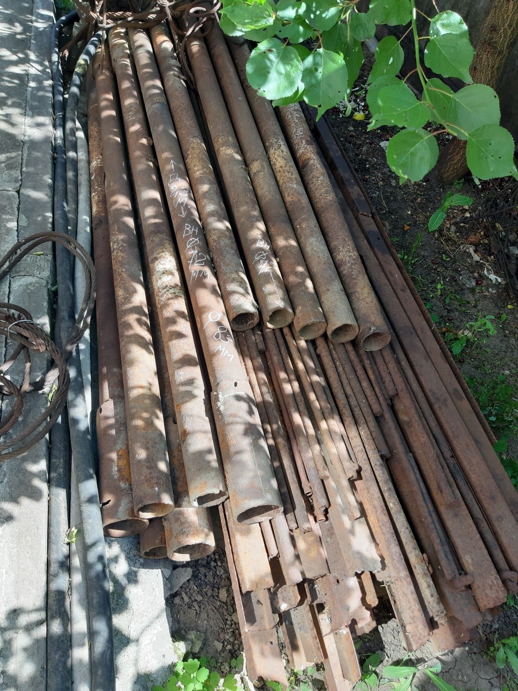 Труби металеві дюймові б/у метал продам