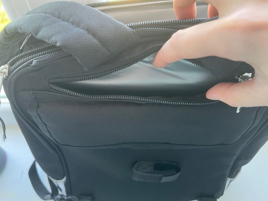 Рюкзак чорно-білий з бонусом