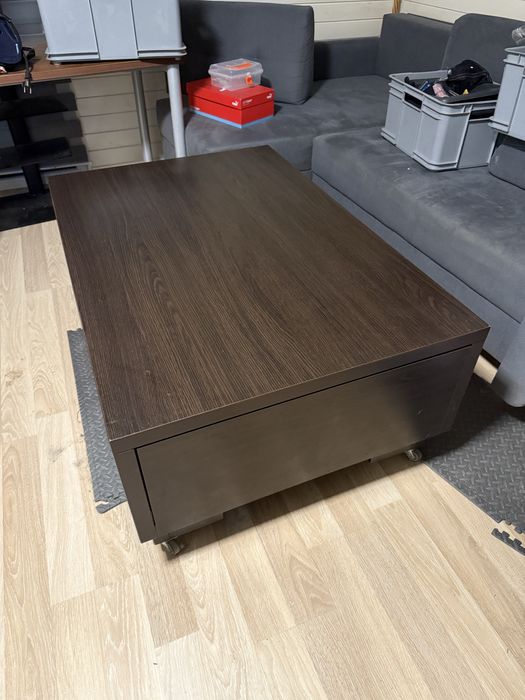 Stolik Kawowy 120x80cm Solidny Szuflady