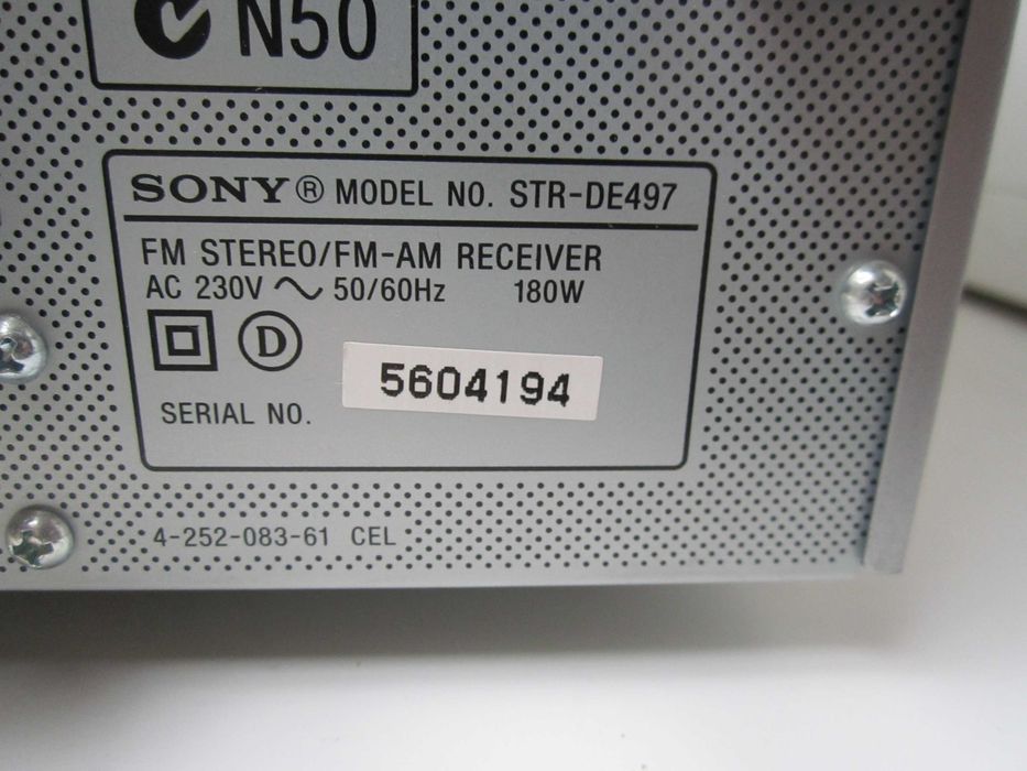 wzmacniacz ampli tuner SONY STR-DE497