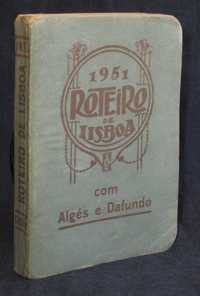 Livro Roteiro de Lisboa com Algés e Dafundo 1951