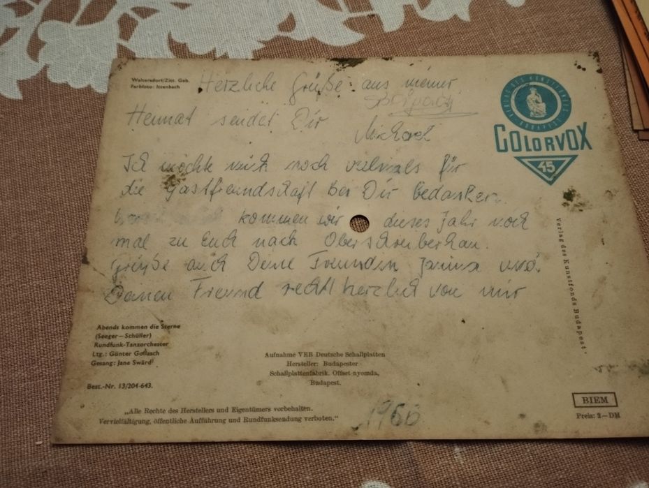 Pocztówki dzwiękowe zestaw