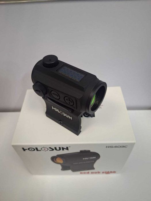 Коліматорний приціл Holosun Holosun HS403C Red з сонячною панеллю