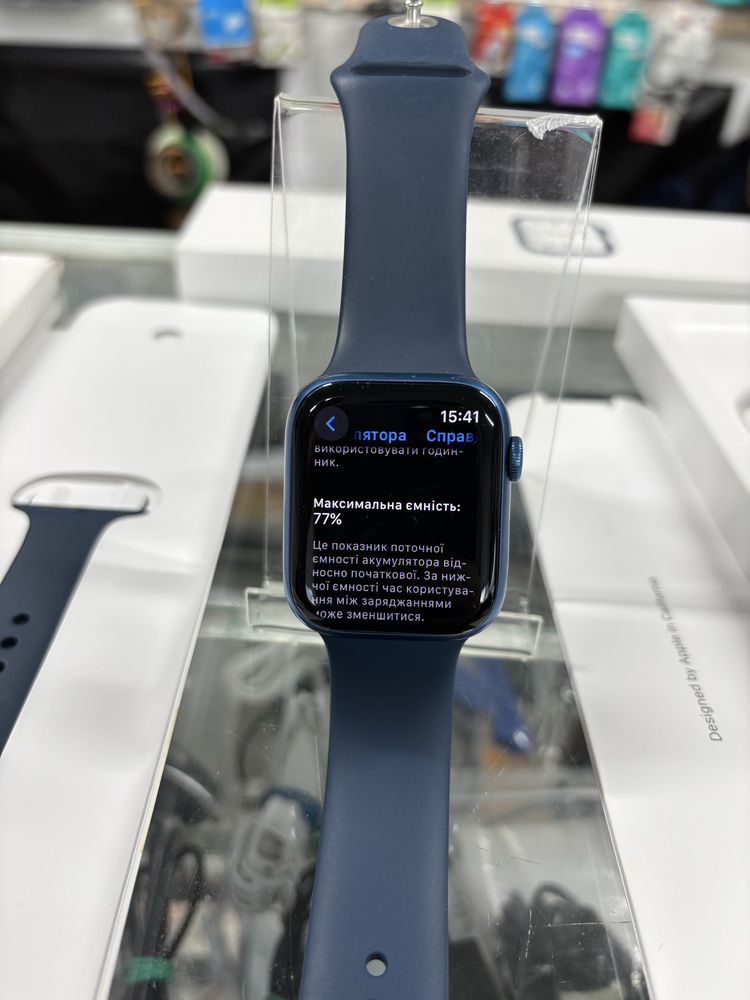 Apple Watch Series 7 GPS 45mm Blue Aluminum