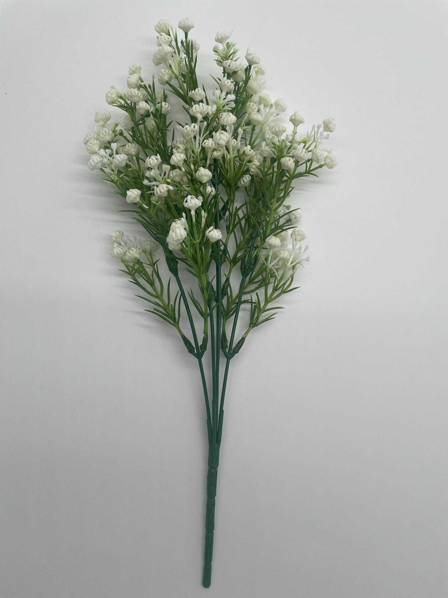 Gipsówka - Gałązka 36cm Kwiaty w Kolorze Białym