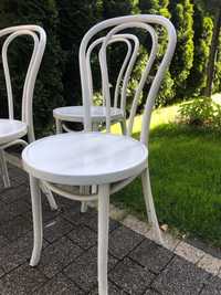 Stare krzesło gięte komplet 6 sztuk białe typ A 1840 kabaretki Thonet