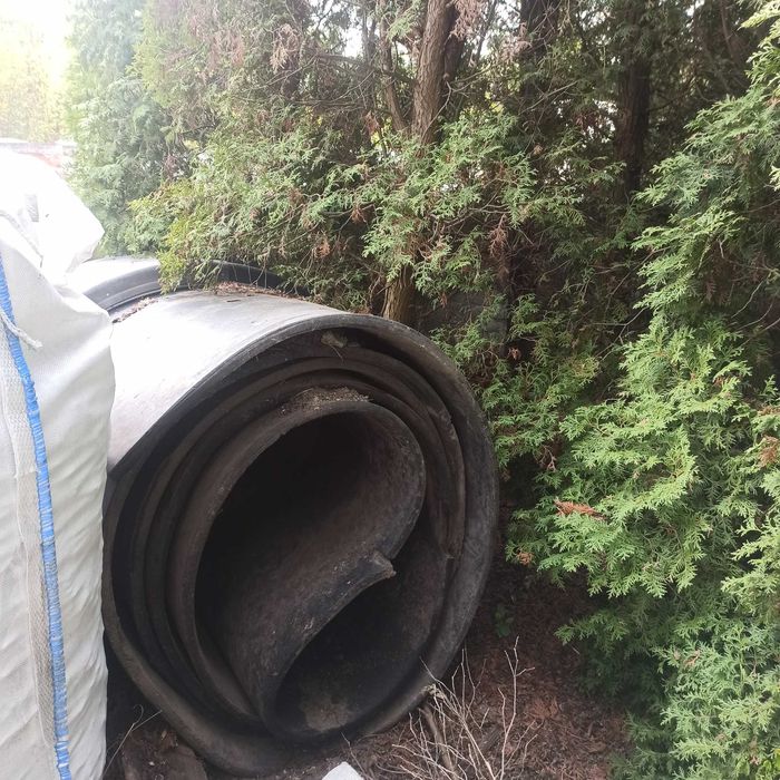 Podkład gumowy kopalniane Taśma gumowa do utwardzenia placu