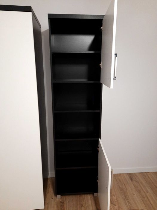 Zestaw mebli: szafa i słupek tanio sprzedam