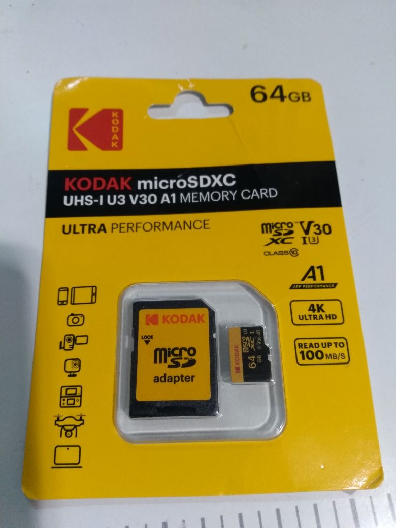 Карта памяти,micro CDXC 64Gb.