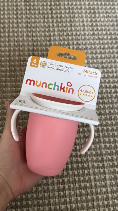 Чашка-непроливайка Munchkin Miracle 360 Trainer Cup з ручками