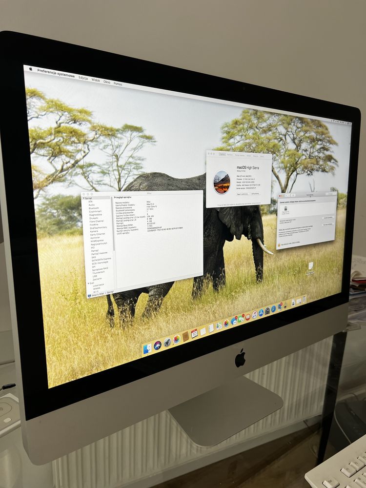 iMac 27 cali 2,7 GHz Intel Core i5 4GB