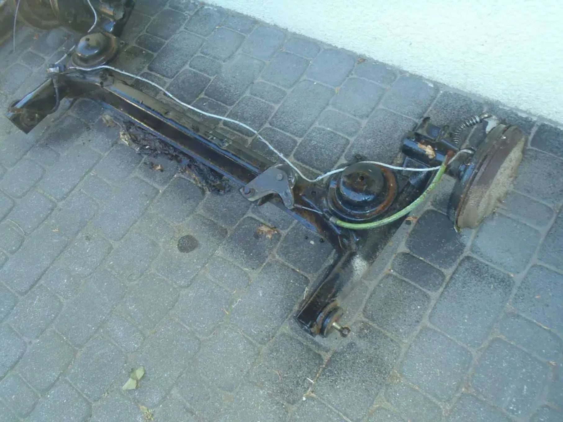 linka naciąg rolka przewód trójnik hamulca ręcznego fiat uno