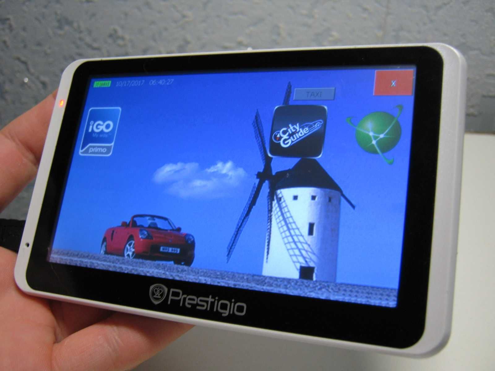 GPS навигатор + регистратор 2 в 1! Prestigio 5” в идеале! 4 программы