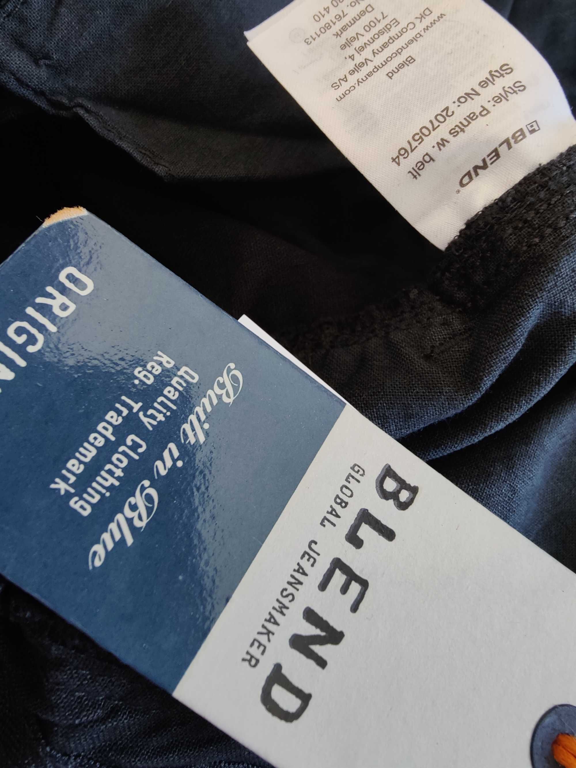 Джинсы (chino лён Blend Дания w36 black.