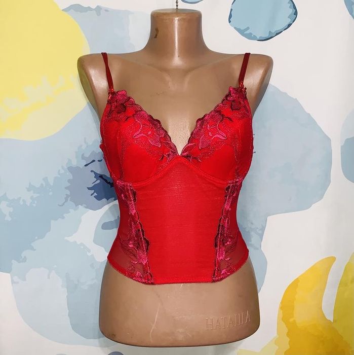 Корсетний топ / бюстьє з мереживом Secret Possession 34B 75B EUR S