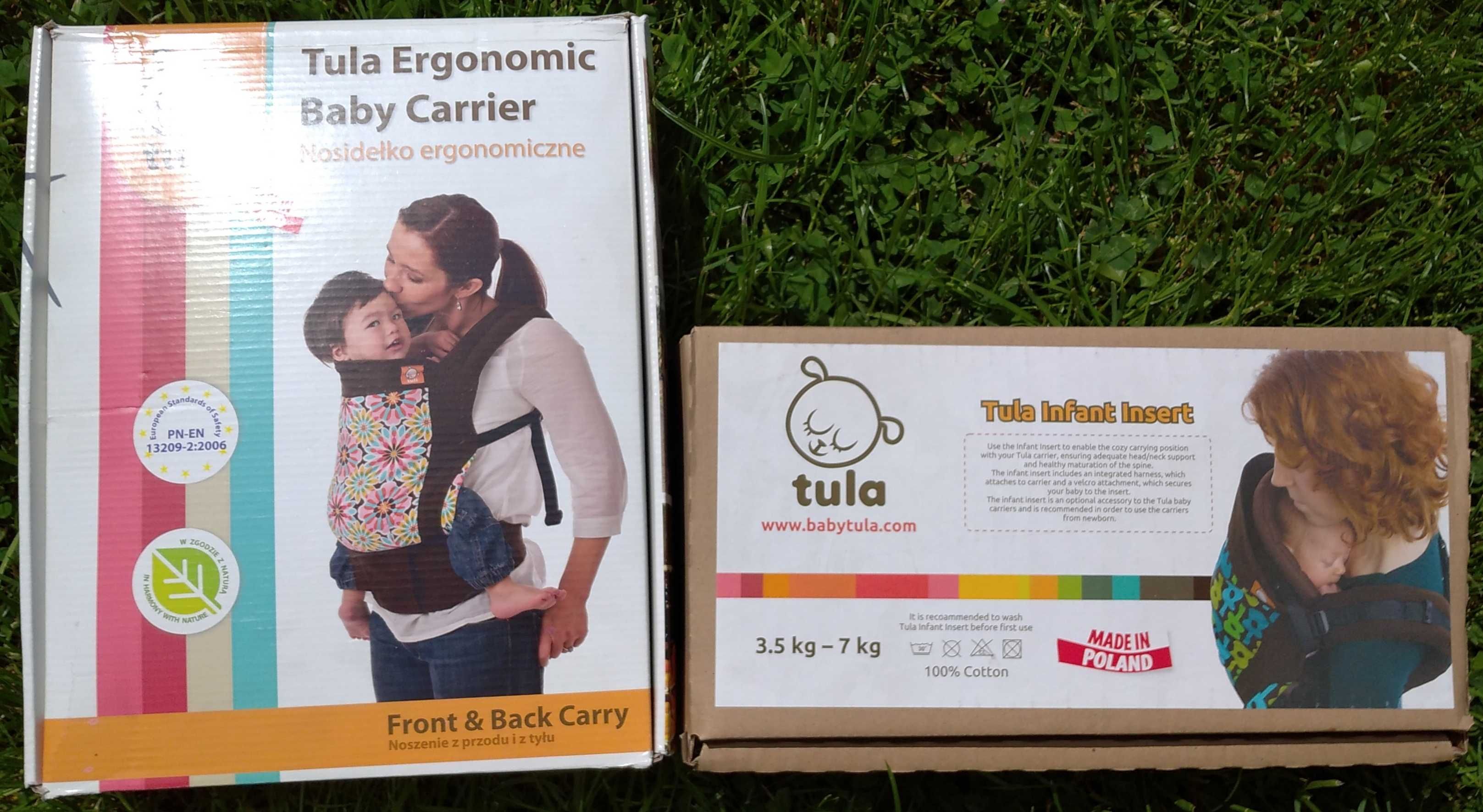 Nosidło ergonomiczne TULA +wkładka dla niemowlaka