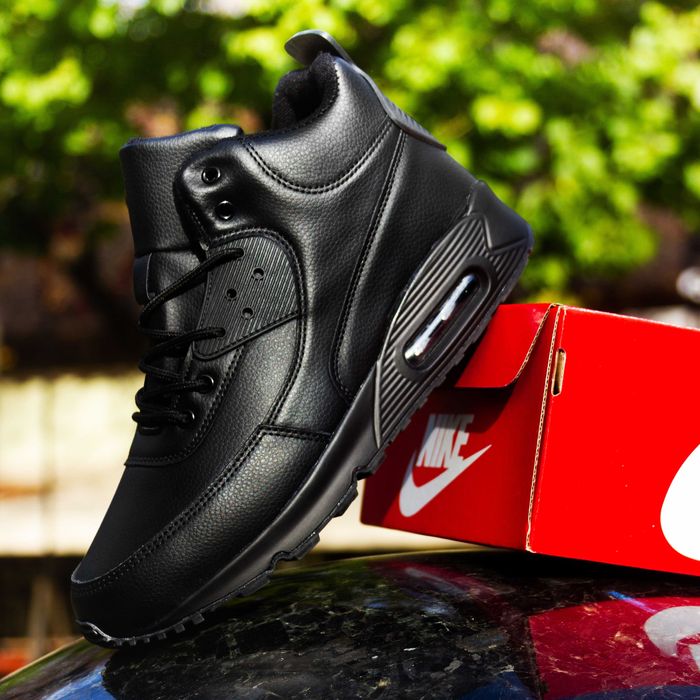 (1997) Зимові кросівки в стилі Nike Air Max 90 з хутром (41-46) найк