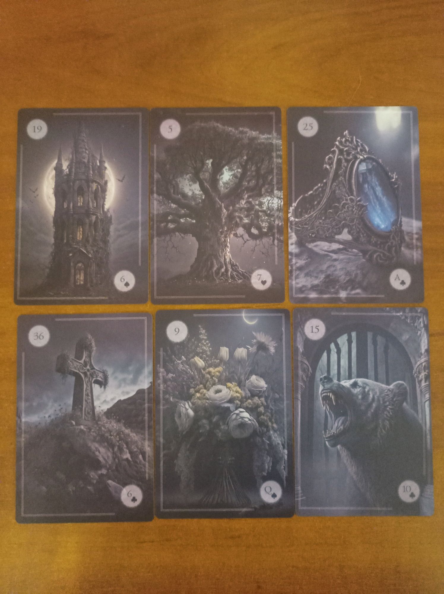 Karty Lenormand Gotycki