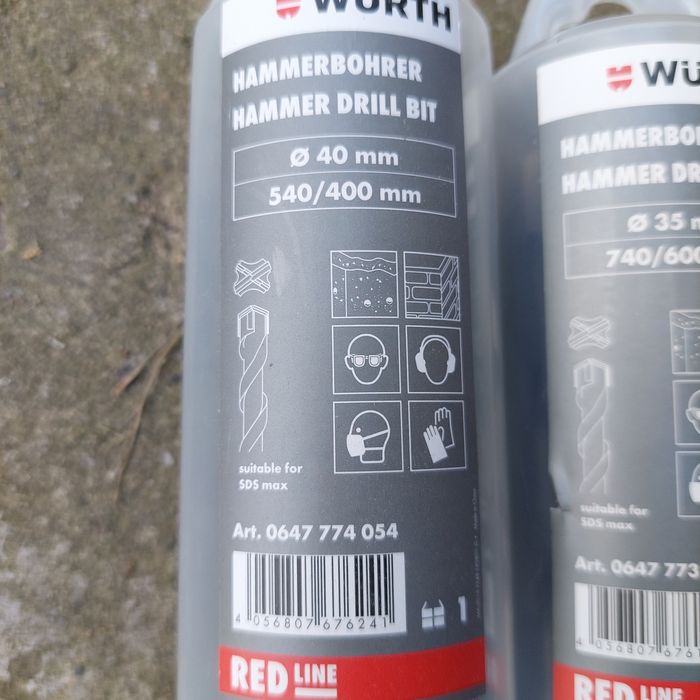 Wiertlo Wurth do betonu SDS Max Fi. 25