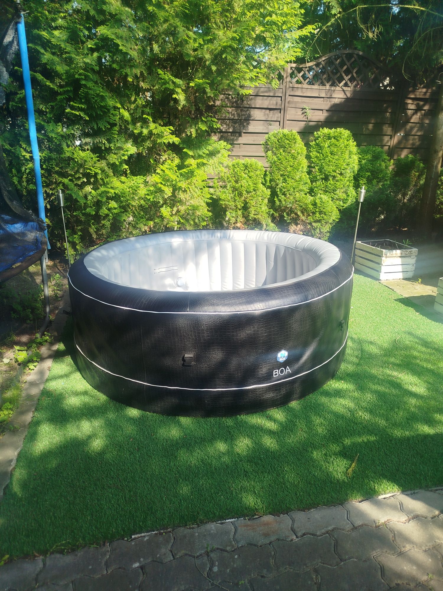 Jacuzzi ogrodowe duże na 6 osób (bez pompy)