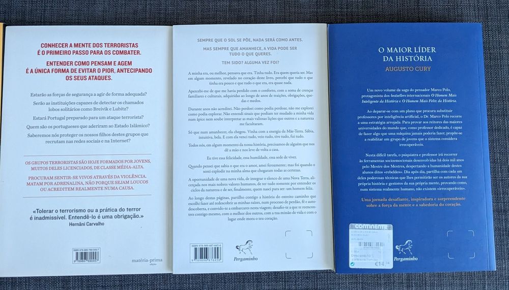 Lote 3 livros novos