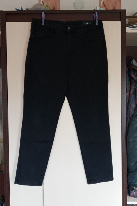 Джинси стрейчеві чорні евро 18. Р.54-56