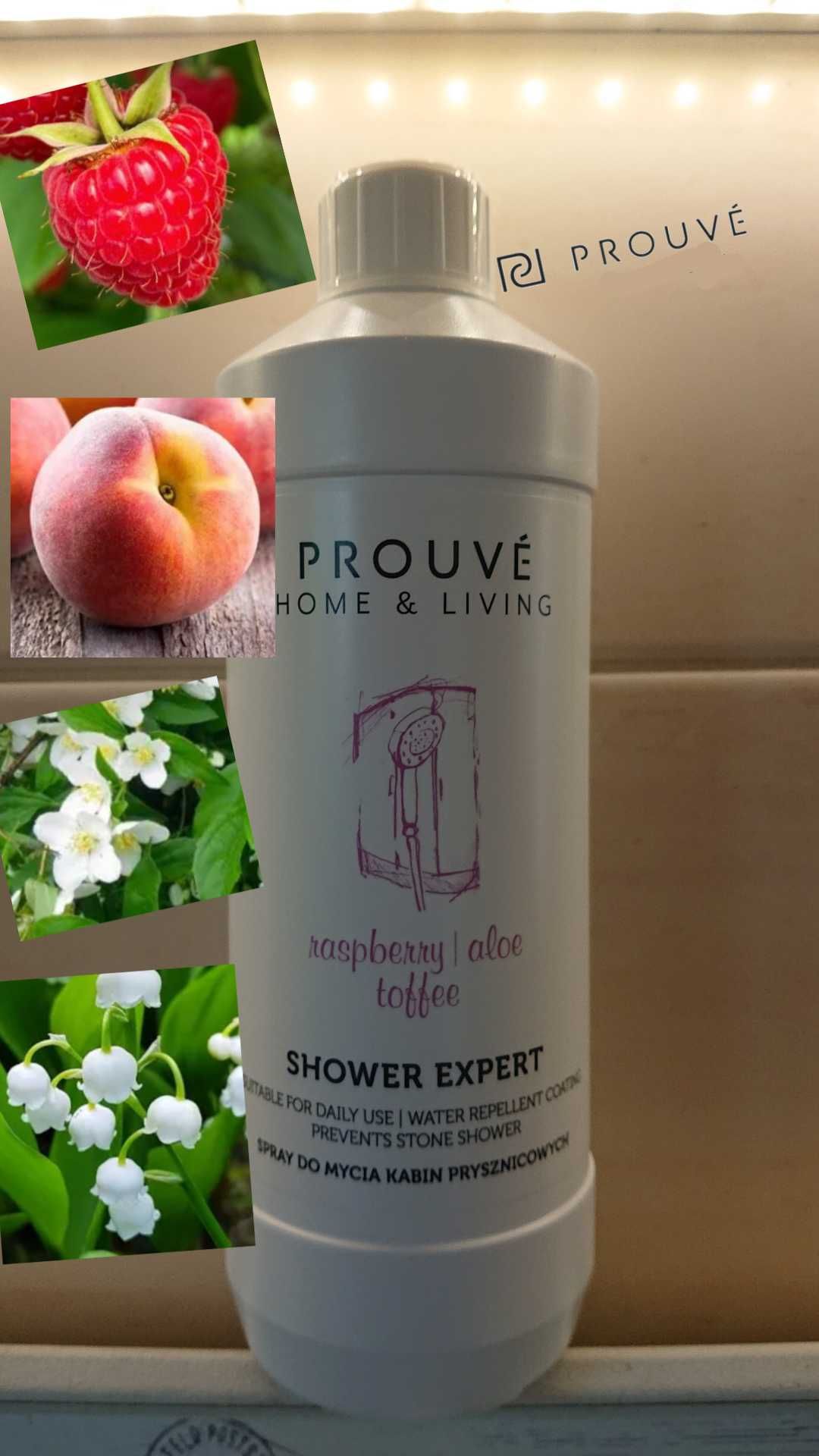 Polski, pachnący spray do mycia kabin prysznicowych+spryskiwacz/Prouvé
