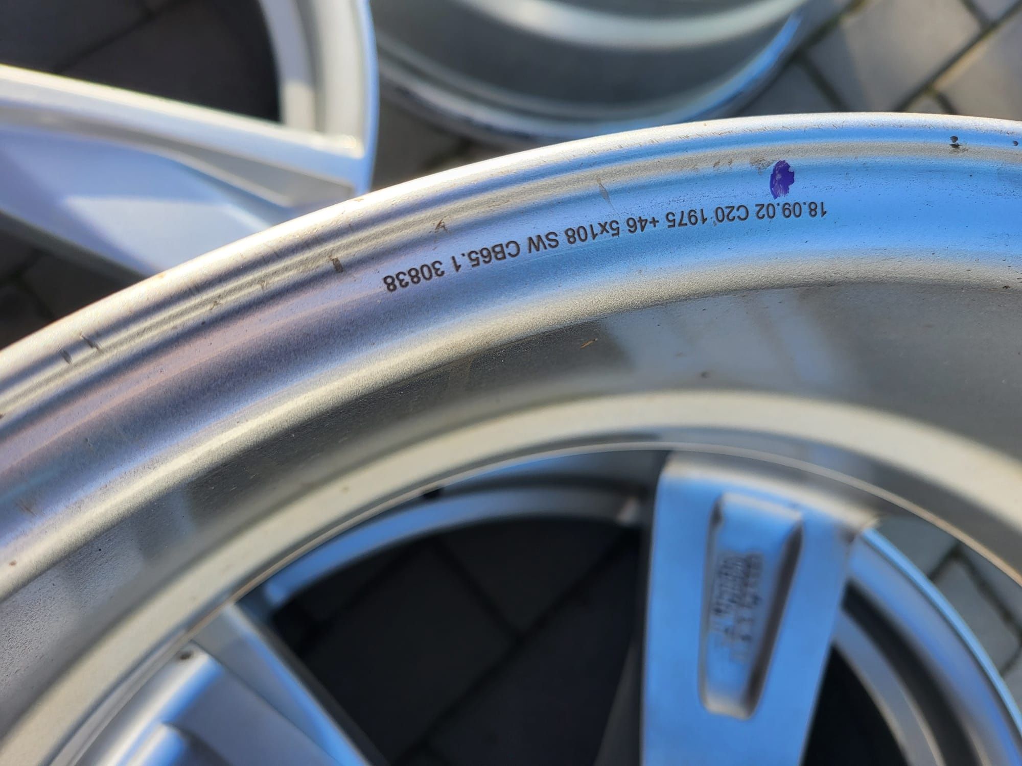 Felgi 7.5Jx19" 5x108 Citroen DS4 DS7 Opel Grandland 3008 Peugeot 5008
