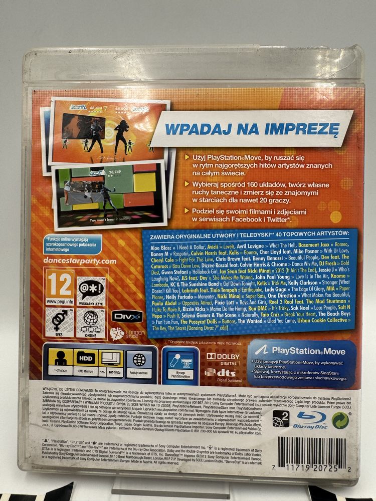 DanceStar Impreza Ps3 Gwarancja