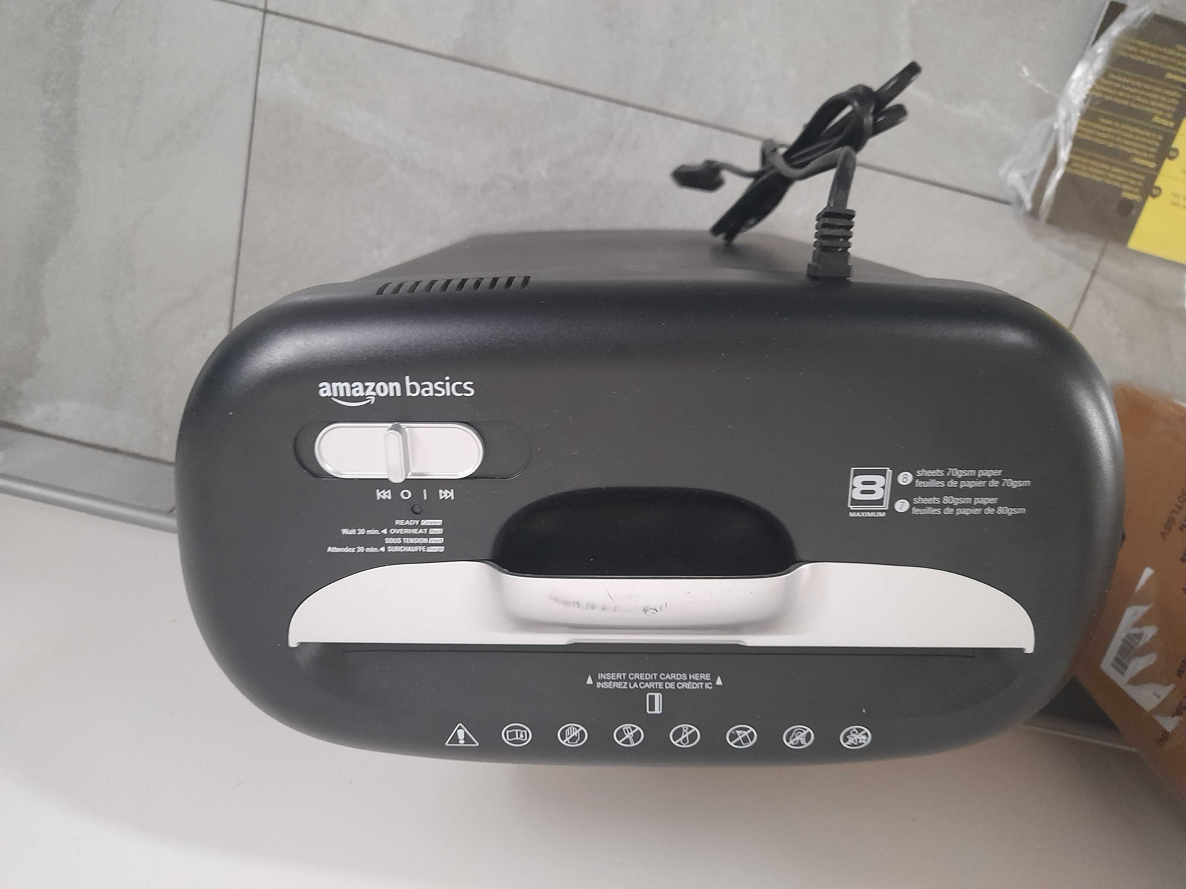 Niszczarka AmazonBasics b01gg76234