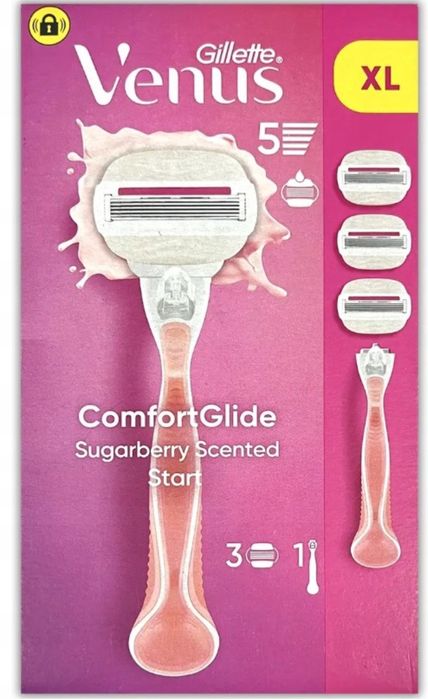 Maszynka Gillette Venus ComfortGlide Sugarberry rączka+ 3 ostrza