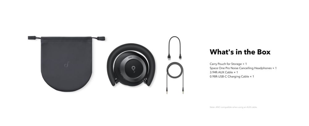 Оригінал Навушники Soundcore Space One Pro Hi-Res