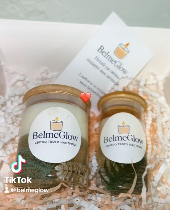 Аромосвічки. Ручна робота.