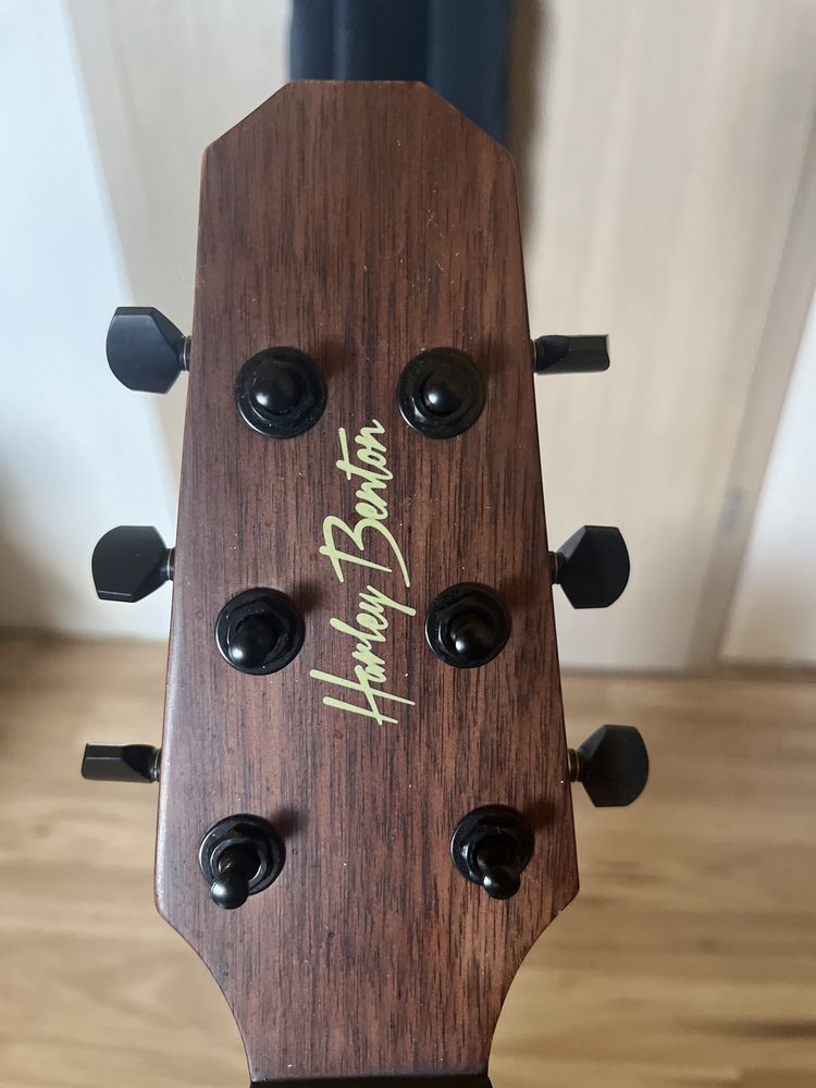 Gitara elektroakustyczna Harley Benton GS-Travel-E Mahogany + torba