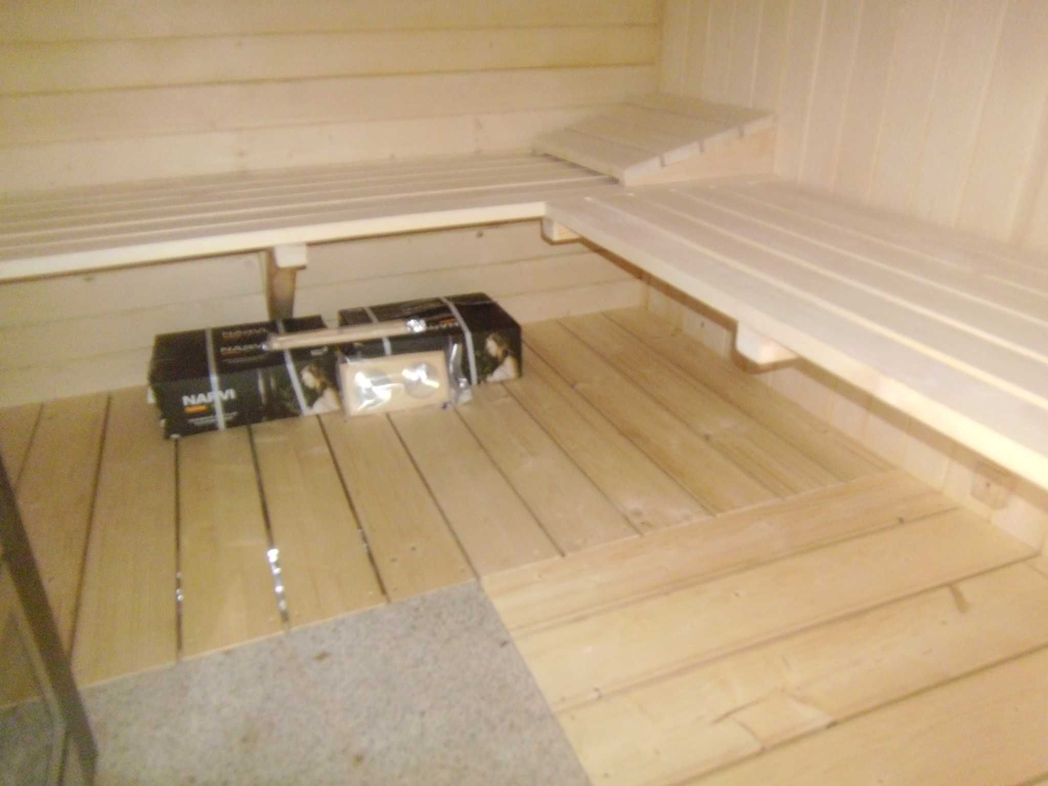 Hustawka ogrodowa, plac zabaw sauna finska