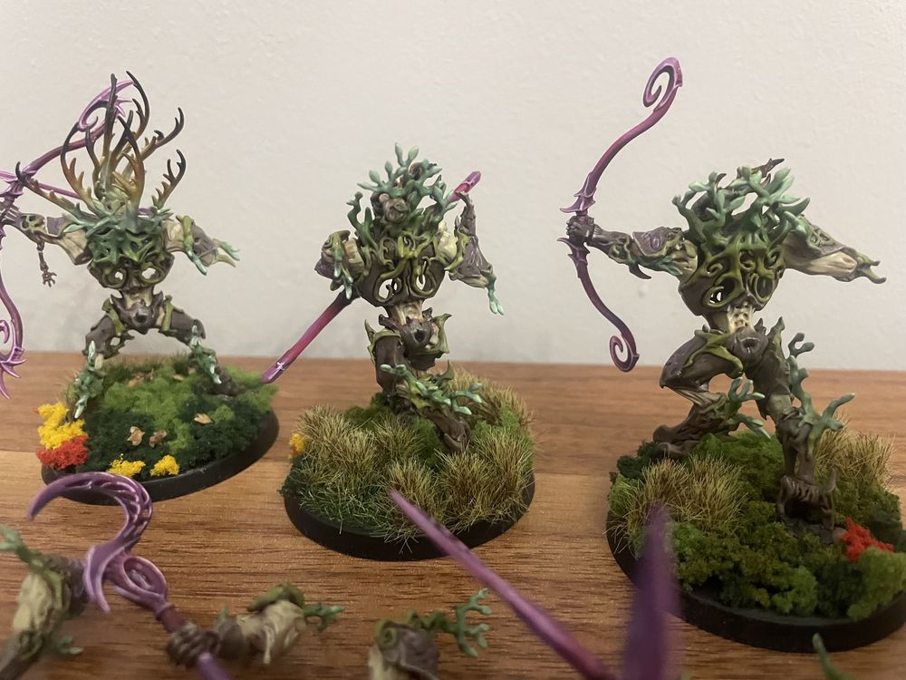 3x Kurnoth Hunters warhammer wood elves sylvaneth