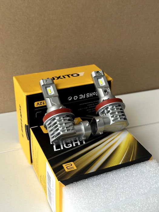 Лампы Auxito LED Hb3 Hb4 H11 H9 H8  6500K светодиодные автолампы 12в