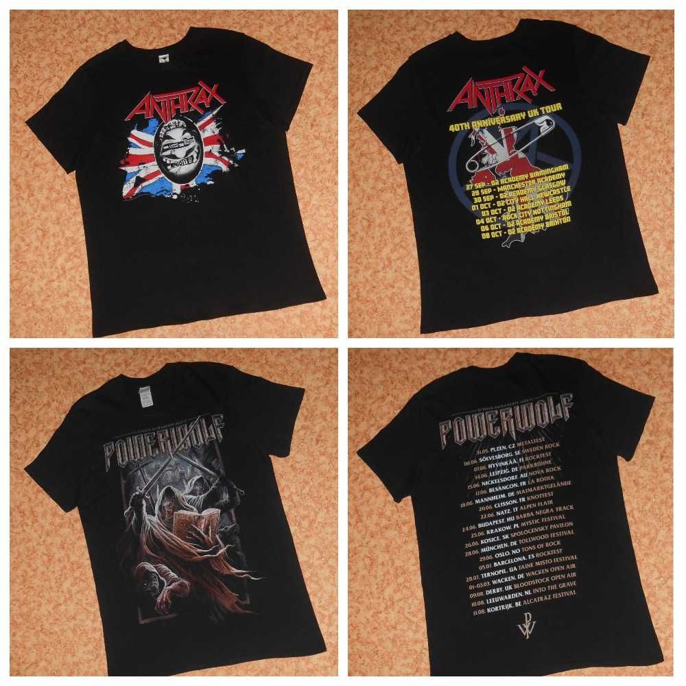 Футболки Falling in Reverse Trivium Sabaton Powerwolf Anthrax FFDP ін.