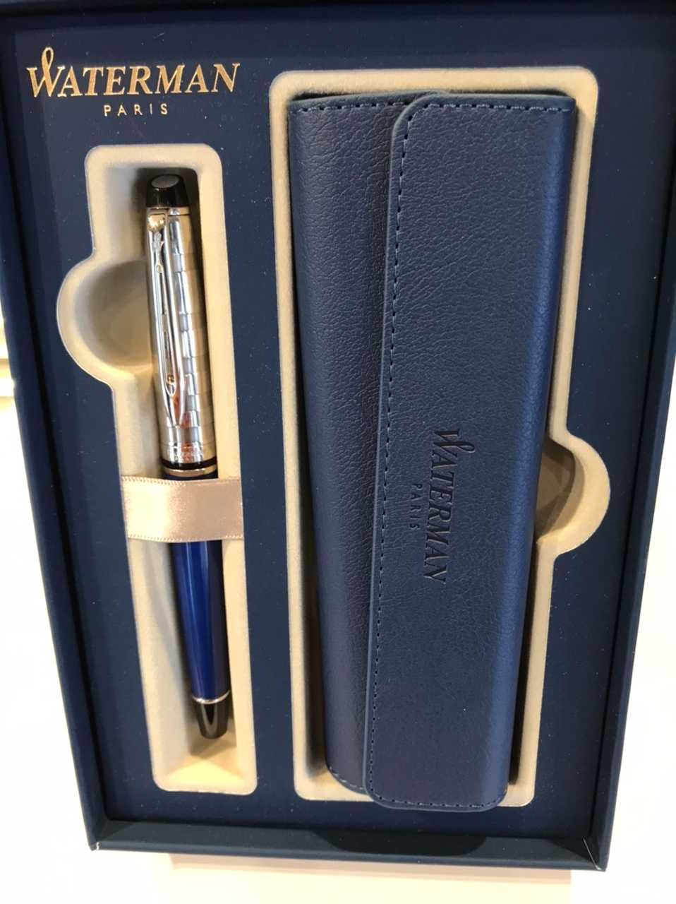 Pióro wieczne Waterman Expert Deluxe Niebieski CT  zestaw z etui