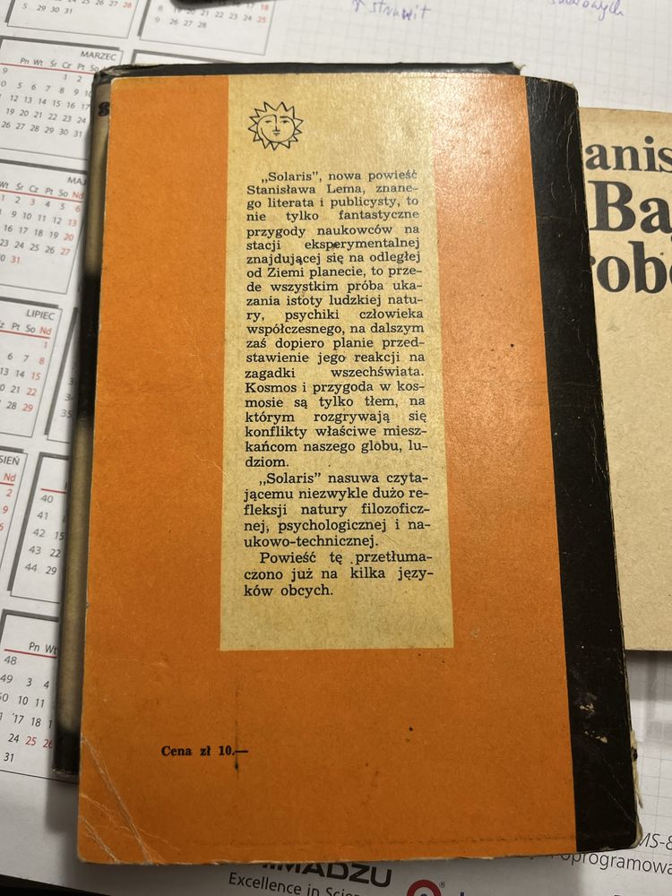 Solaris Stanisław Lem pierwsze wydanie 1963