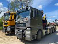 MAN TGX 35.480 8x4/4 Palfinger 22002 EH Czołownica do Pługa