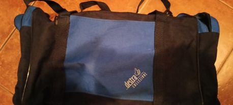Torba sportowa czarno niebieska