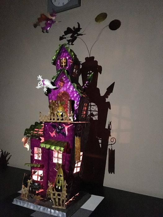 domek strachów wystawa ozdoba oryginalny halloween SUPER FAJNY