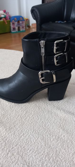 Czarne botki h&m