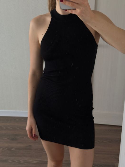 Базова трикотажна міні сукня Mango S