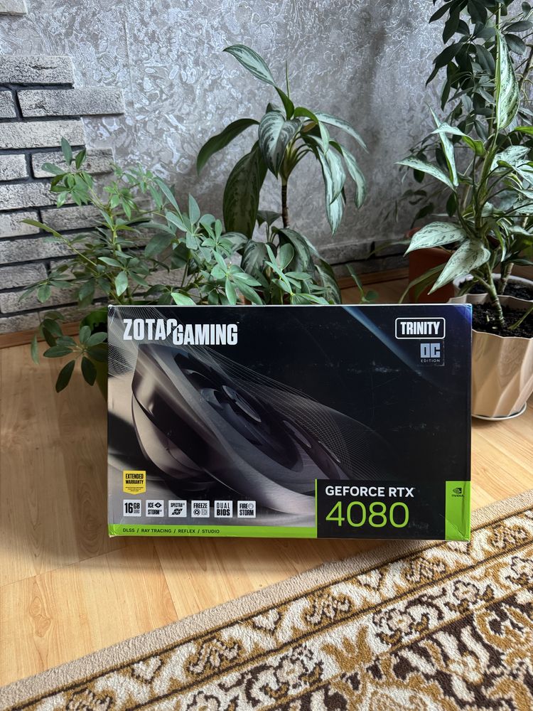 ZOTAC GAMING GeForce RTX 4080 Trinity 16GB GDDR6X (Читайте Опис)