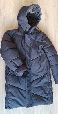 Теплый пуховик пальто 146 см